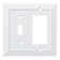 Classic Architecture 2-Gang Toggle Light Switch / Rocker Combination Wall Plate