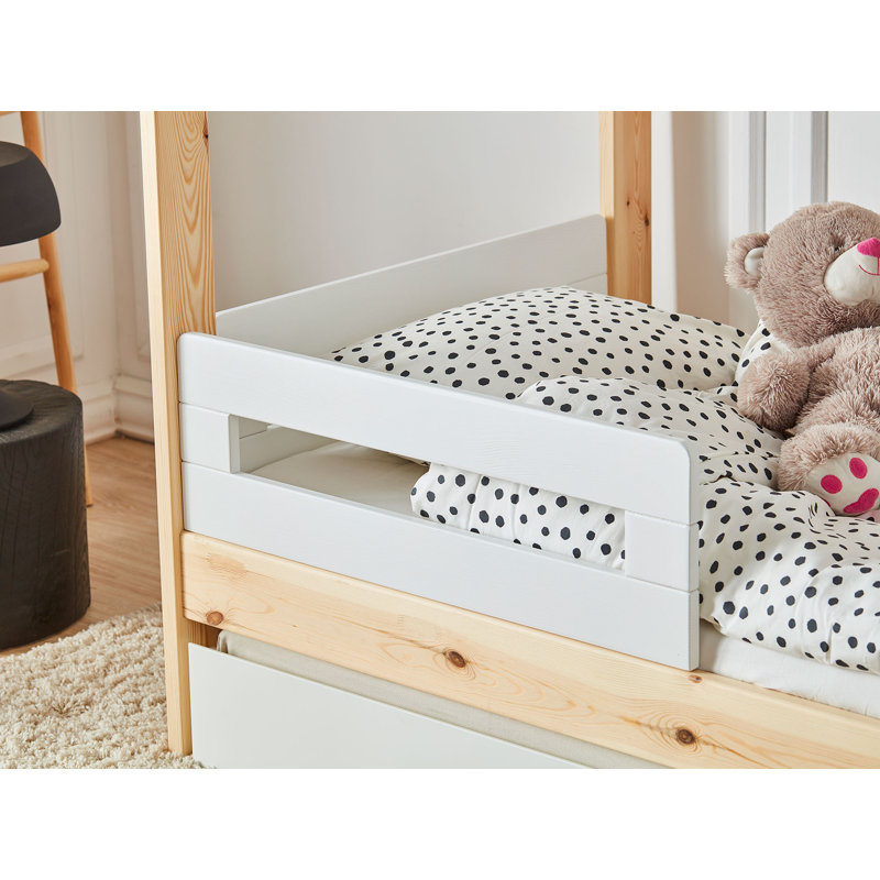 Gladys Side Rails, White, 18cm H x 25cm W x 58.6cm L
