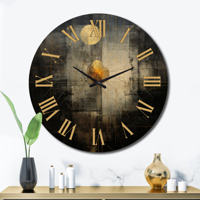 Horloge murale pleine lune se levant