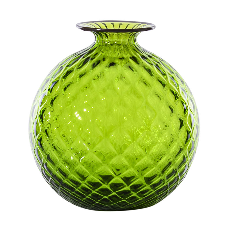 Venini Monofiore Balloton, Blue Marine, 9.65" H x 9.55" W x 9.55" D