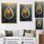 Girish - Floral Wall Art Living Room-481018644-481018645-481018647