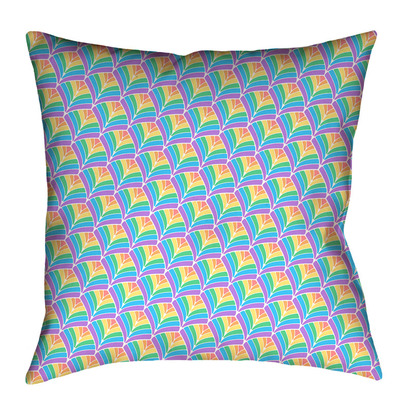 Coussin Katelyn Elizabeth, 18 po x 18 po, Bleu sarcelle pastel