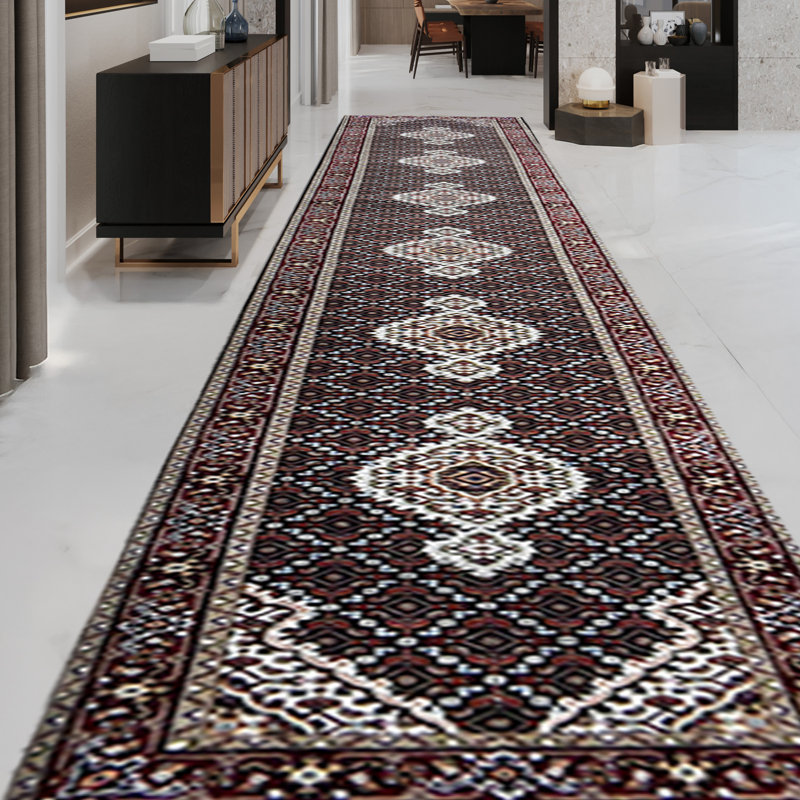 Wool Oriental Area Rug, Runner 2'6" x 6'