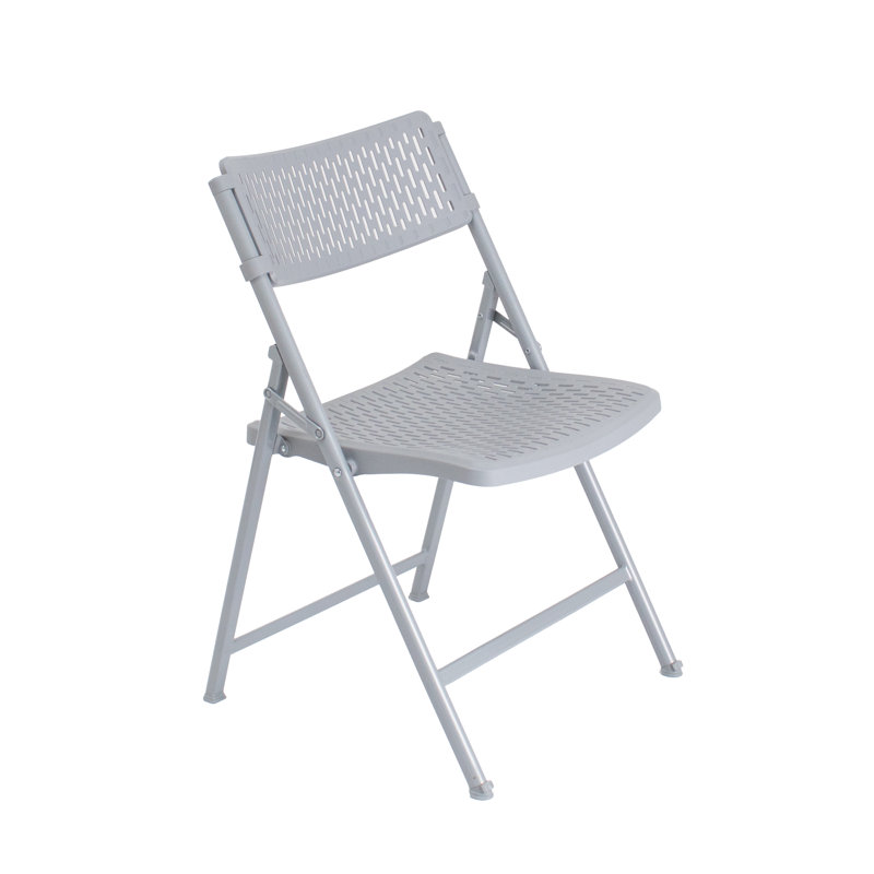 Plastic / Resin Folding Chair Set, Platinum