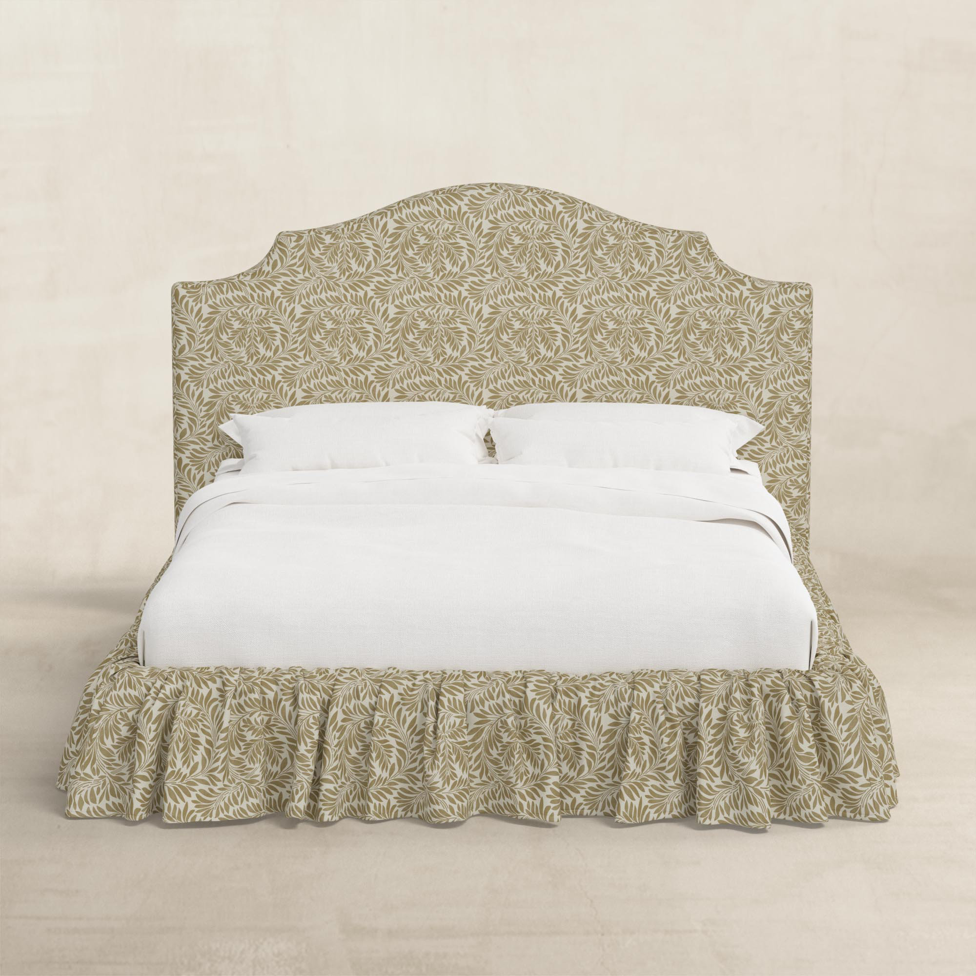 Upholstered Bed, Twin, Dijon