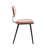 Faux Leather Dining Chair with Steel Legs-1830856905