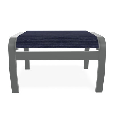 Belle Isle Sling Aluminum Frame Ottoman