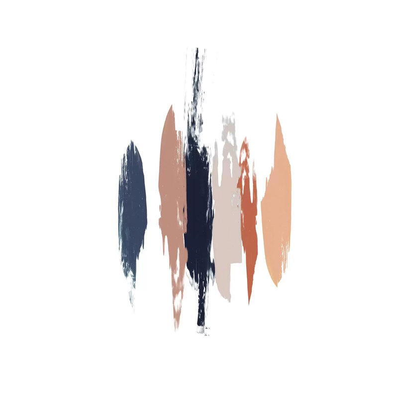 Brushed II 1 Piece Wrapped Canvas Painting, 45.72 cm H x 45.72 cm W x 3.175 cm D