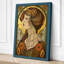Ornate Woman in Profile Art Deco 1 Piece Wrapped Canvas Wall Art-799074256-799074270