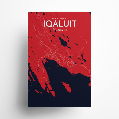 «Iqaluit City Map», impression