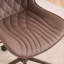 Fauteuil de bureau pivotant en similicuir avec roulettes Brionni-100247629