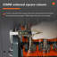 Chariot à outils gris Chariot à outils à commande numérique CAT40 Chariot à outils BT40 Chariot porte-outils à commande numérique Chariot de service de machine-outil à commande numérique (capacité CAT40 35)