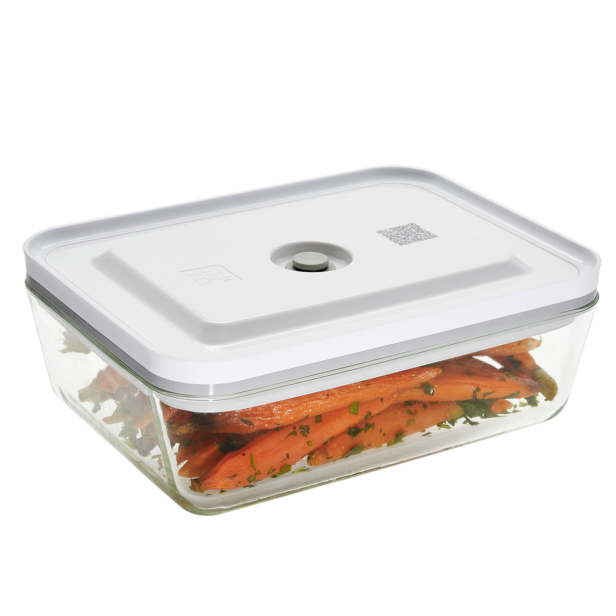Vacuum Lid Borosilicate Glass Storage Containers Rectangle Food