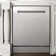 ZLINE 24 in. Fingerprint Resistant Control Dishwasher with Stainless Steel Tub and Style Handle, 52dBa