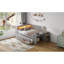 Lit de jour avec tablettes de rangement, tiroirs, lit gigogne, station de charge, lumière DEL, bureau et armoire-1496297801