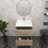 23.4'' Single Bathroom Vanity with Acrylic Top-231461826