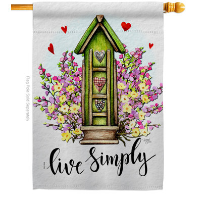 Guiliaine Double Sided Polyester Garden Flag