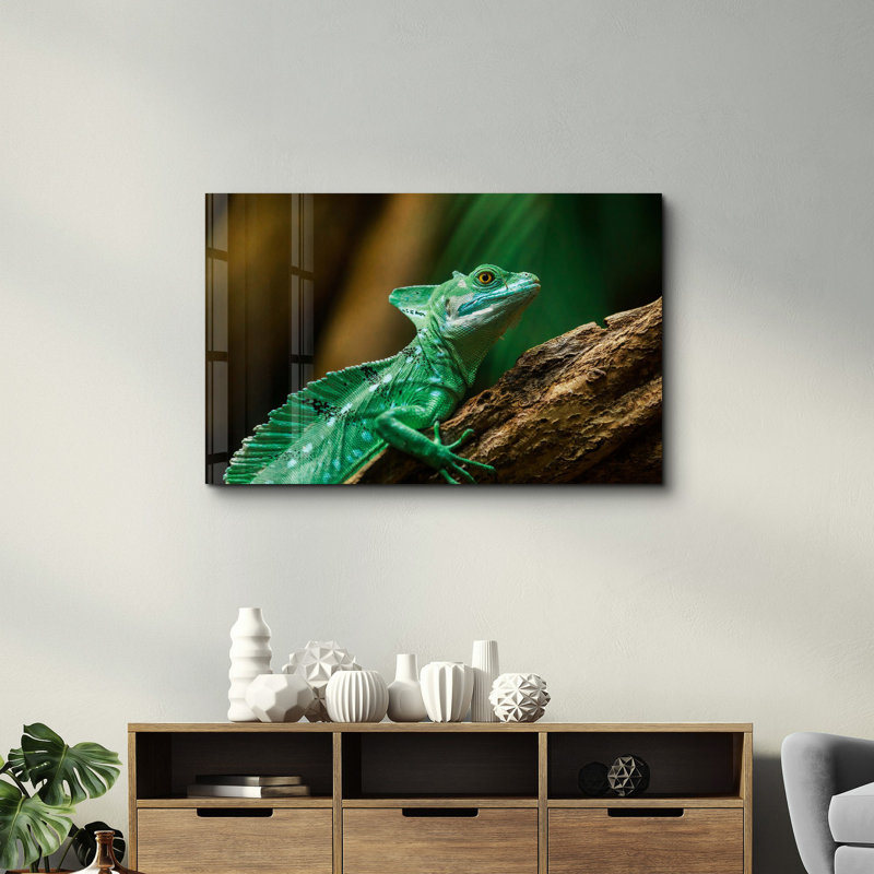 Elegant Tempered Glass Wall Art Painting, 13.8 x 21.7 inches | 100% Tempered Glass, Thickness: 0.16 inches | UV Printed for Vibrant Colors | Perfect for Home Decor, Living Room, & Office Spaces