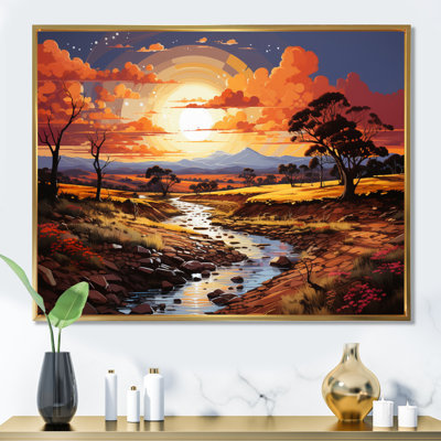 «Australie Outback Wonder II», reproduction d'art sur toile
