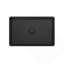 Lavabo de salle de bain rectangulaire moderne en béton 19,7 po, noir