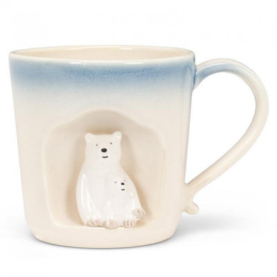 Tasse ombrée avec ours polaires