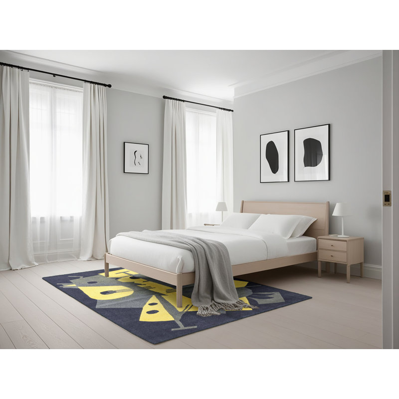Abstract Indoor Rug, Rectangle 5' x 7'