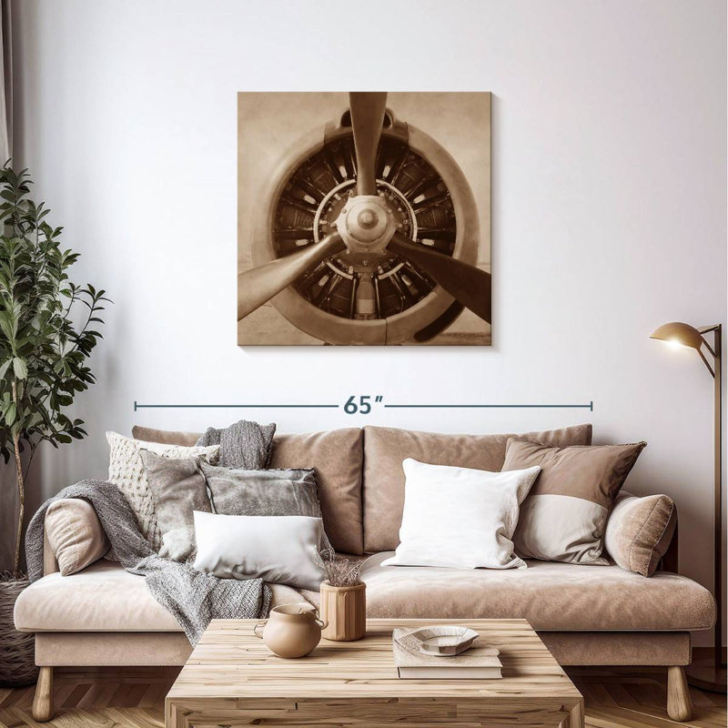 Mehar Aviation II, 36" H x 36" W