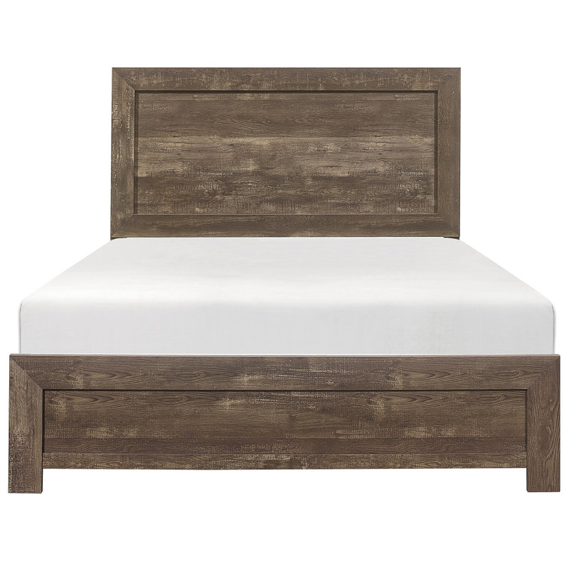 Lit avec placage, chambre à coucher, tête de lit, rails et sommier pour une chambre à coucher paisible et reposante, sommeil réparateur
