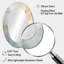 Miroir mural ovale blanc Clouds Charm-1532109194