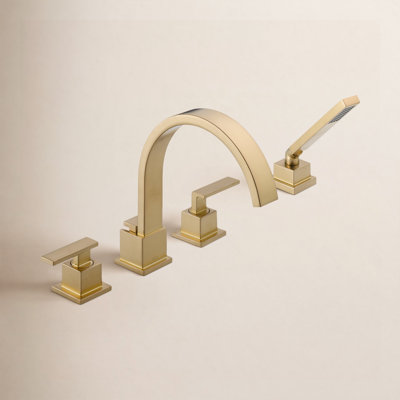 Vero Deck Tub Filler with Handshower