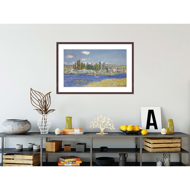 «Vetheuil» par Claude Monet, impression giclée sur cadre, H 27,83 po x l 41,5 po