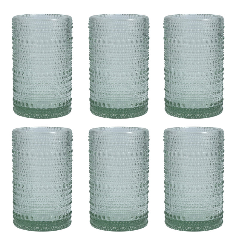 Jupiter Drinking Glass, Sage, 13 oz.
