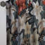 Motif tropical sérénité monochrome - Rideau floral - Velours obscurcissant - 1 panneau-107599404