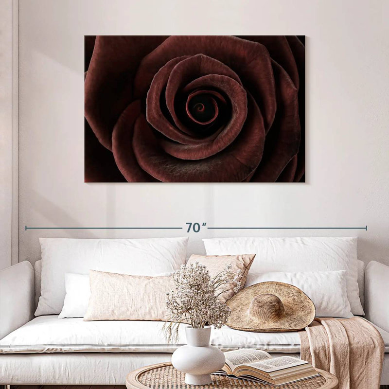 Rose foncé, H 30 po x l 45 po