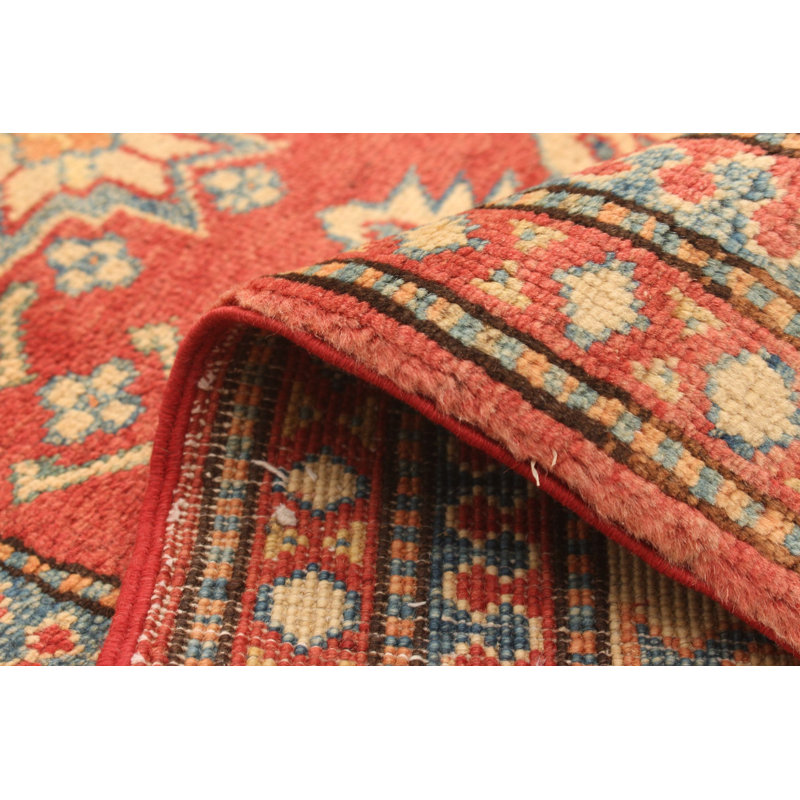 Tapis de couloir en laine noué à la main de conception unique 2 pi 9 po x 8 pi 11 po Dianalys New Age Tapis décoratif en cuivre foncé/Ivoire