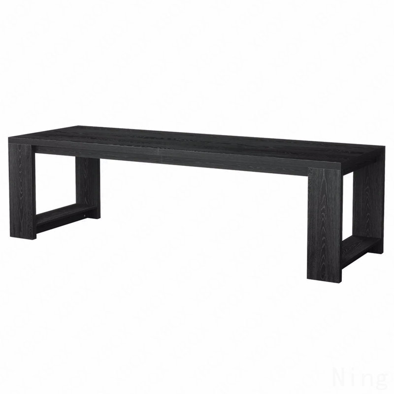Roomy Office Desk,Computer Desk,Conference Table,Dual Workstation, Black