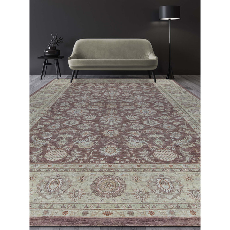 Sultanabad Hand Woven Wool Oriental Area Rug