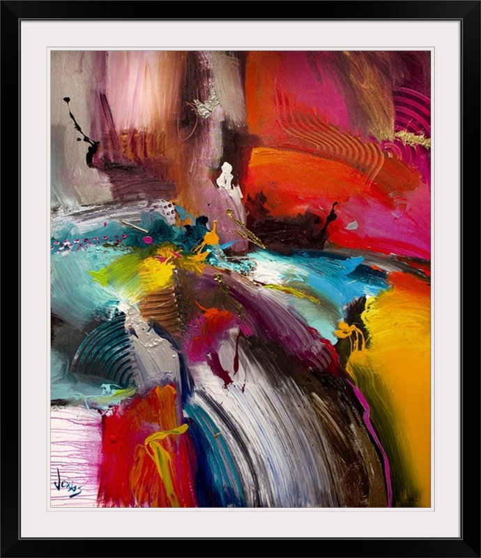 « pool of life », impression, H 24 po x l 19 po x P 1,5 po, Toile