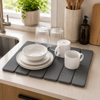 Diatomite Folding Drying Mat (18" x 15.75")