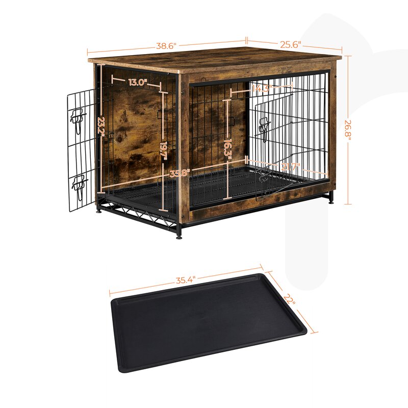 Archie & Oscar™ Lofland Pet Crate & Reviews | Wayfair