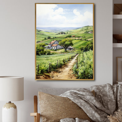 «Farmhouse Country Serenade I», reproduction d'art sur toile