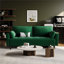 2 Seater Linen Loveseat-1580937631