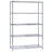 48'' W Steel Shelving Unit with Wheels