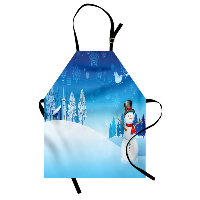 Christmas No Pattern Bib Apron