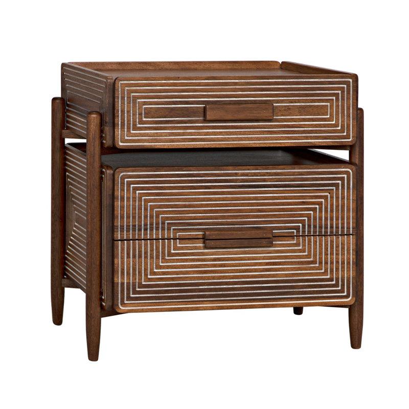 Savino Solid Wood End Table