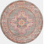 Tapis oriental gris et rose Abbate-1862625672