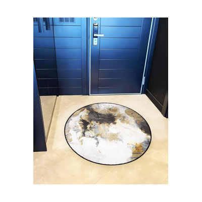 Tapis décoratif lavable à la machine