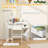 Jeff Kids 2 Piece Rectangular Play Or Activity Table and Chair Set