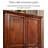 American-style retro solid wood wardrobe