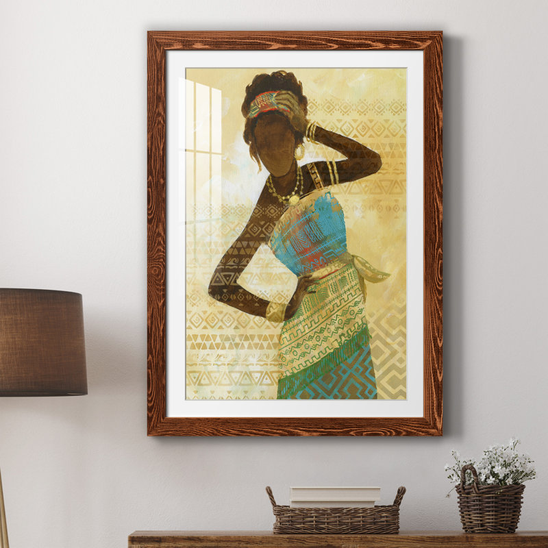 Tribal Vision II - reproduction de cadre photo sur papier, H 31 po x l 44 po x P 1 po, Érable